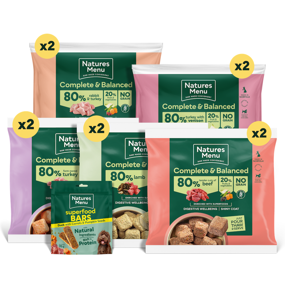 Raw Favourites: 80% Meat Bundle for Large Dogs