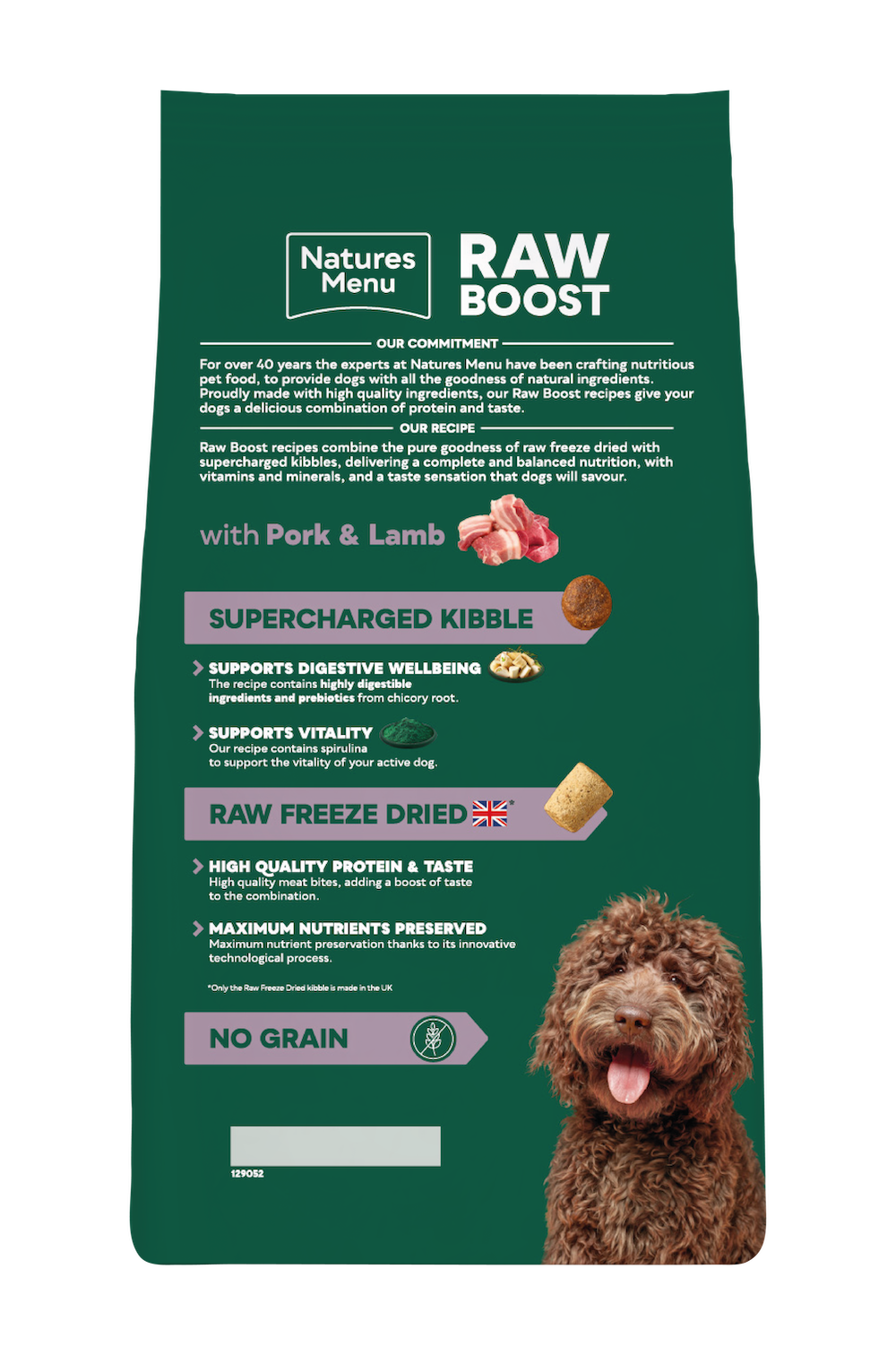 Pork and Lamb Raw Boost 3KG image number 1