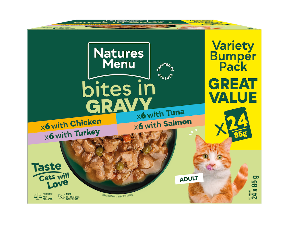 Meat Bites in Gravy Selection 24 Pouch Multipack