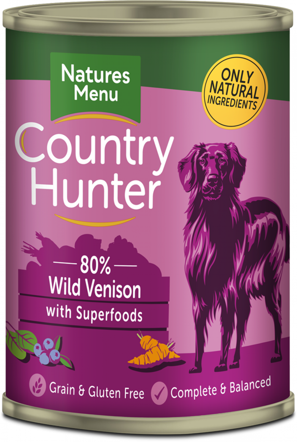 80% Wild Venison with Superfoods Can