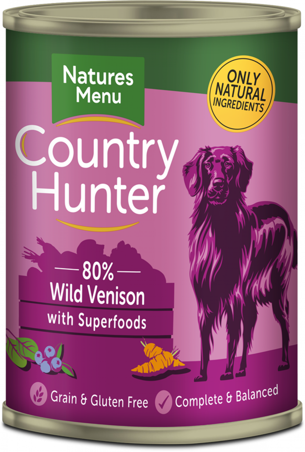 80% Wild Venison with Superfoods Can
