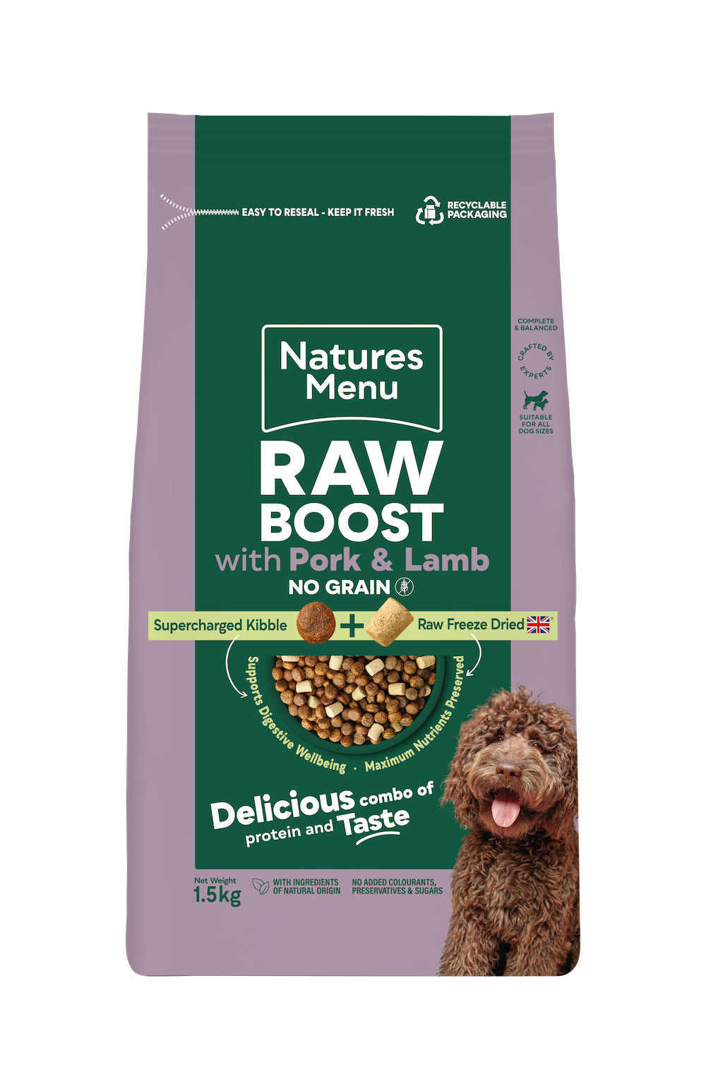 Pork and Lamb Raw Boost 1.5KG